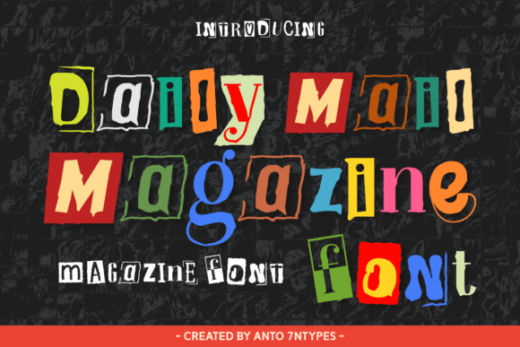 Daily Mail Magazine Font: A Modern Vintage Design Asset