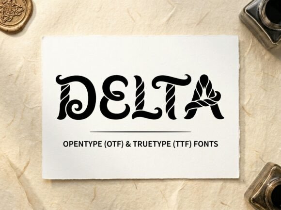 Delta: The Nautical Display Font for Maritime Elegance