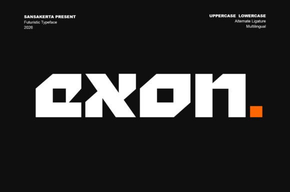 Exon: A Futuristic Typeface for Digital and Physical Worlds