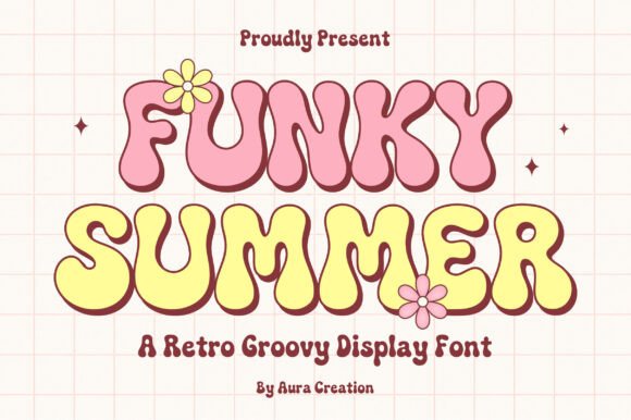 Funky Summer: A Groovy Font for Vibrant Designs