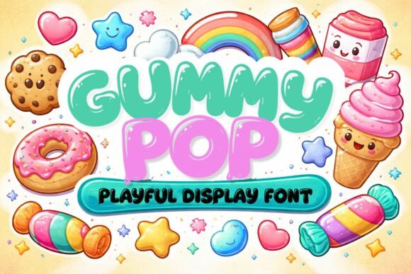 Gummy Pop: A Playful Typeface for Modern Branding