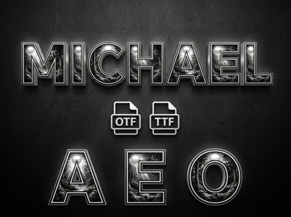 Michael: A Decorative Typeface for High-Impact Design