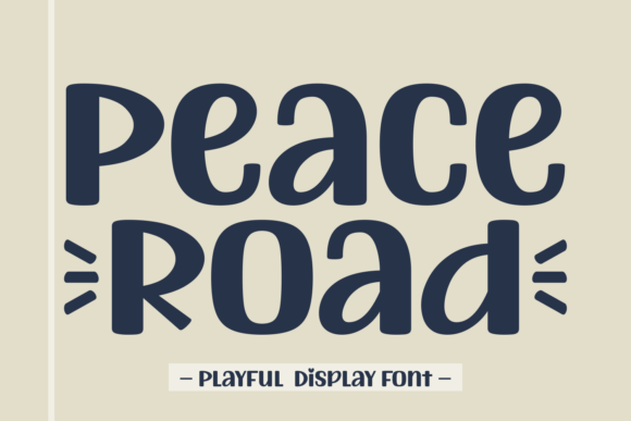 Peace Road Display Fonts: Elevate Your Creative Design
