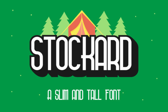 Stockard: The Casual Display Font for Modern Design